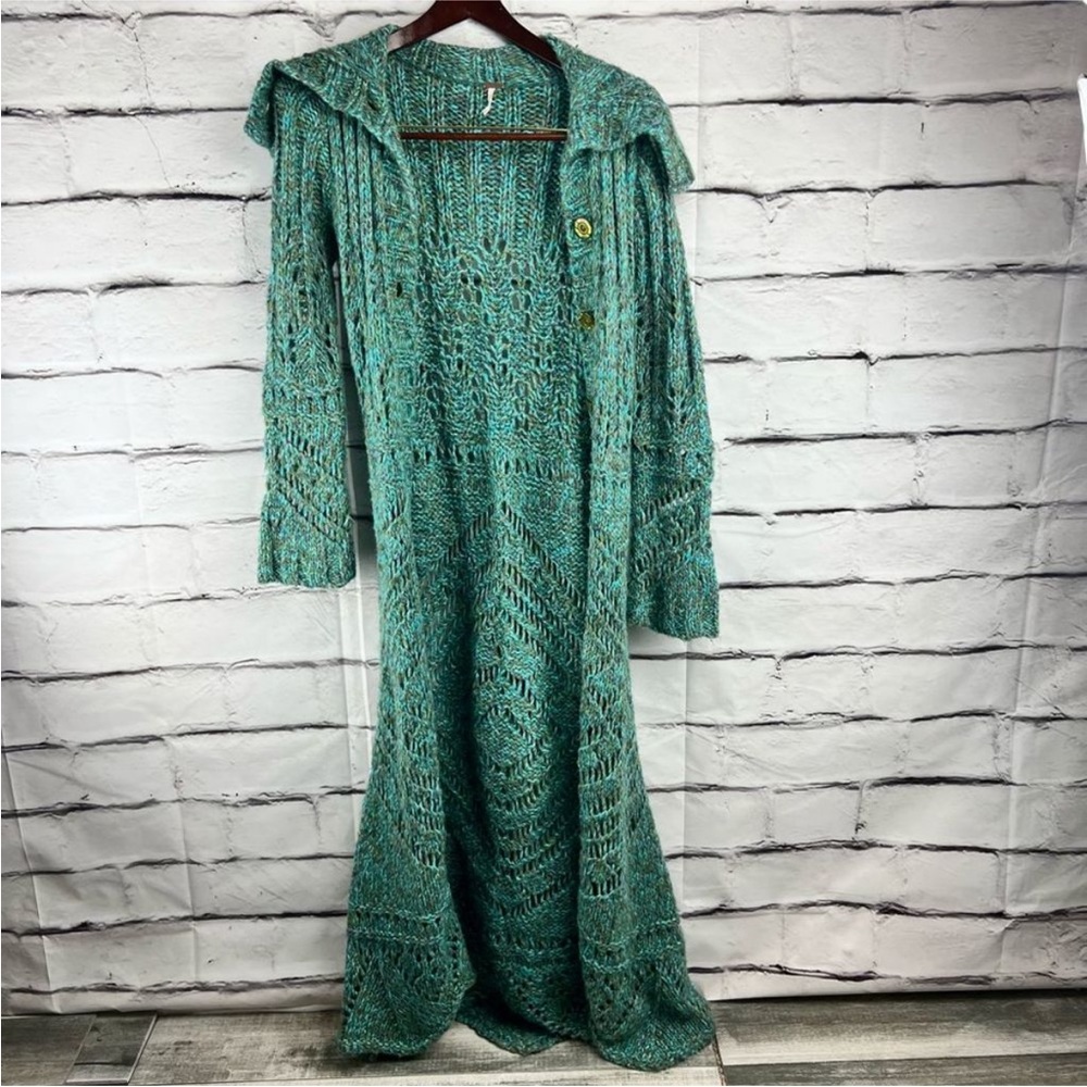 Like new Free People Budapest Dream Crochet duster - Picture 8 of 10